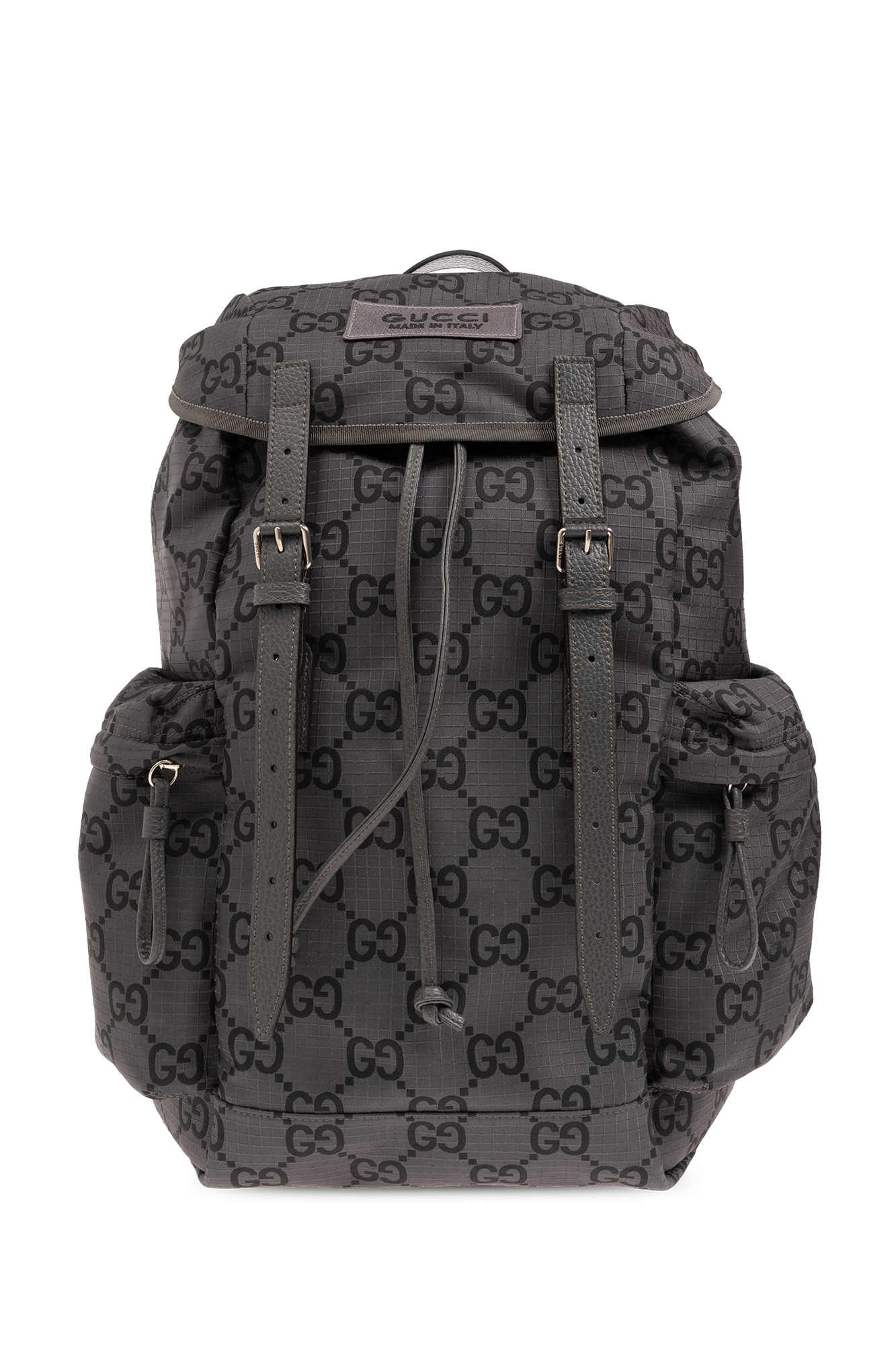Grey Monogrammed backpack Gucci - Vitkac Italy