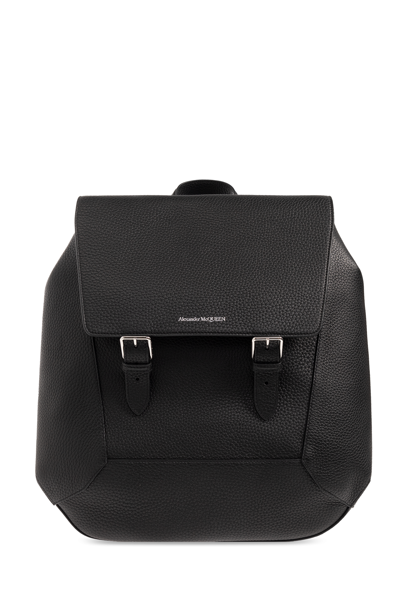 Alexander McQueen Leather backpack with logo