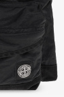 Stone Island Kids BLACK Backpack with logo