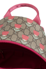 Gucci Kids beige Backpack with decorative print
