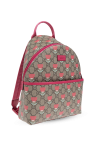 Gucci Kids beige Backpack with decorative print