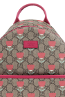 Gucci Kids beige Backpack with decorative print