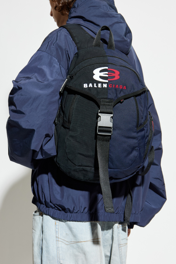 Balenciaga Backpack with embroidered logo