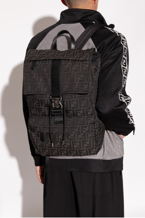 Backpack with monogram od Fendi