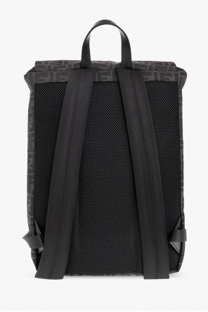 fendi 18cm fendi 18cm Pre-Owned 2010s embroidered shoulder bag BLACK