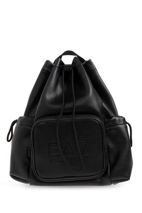 Backpack made of eco leather od EA7 Emporio Armani