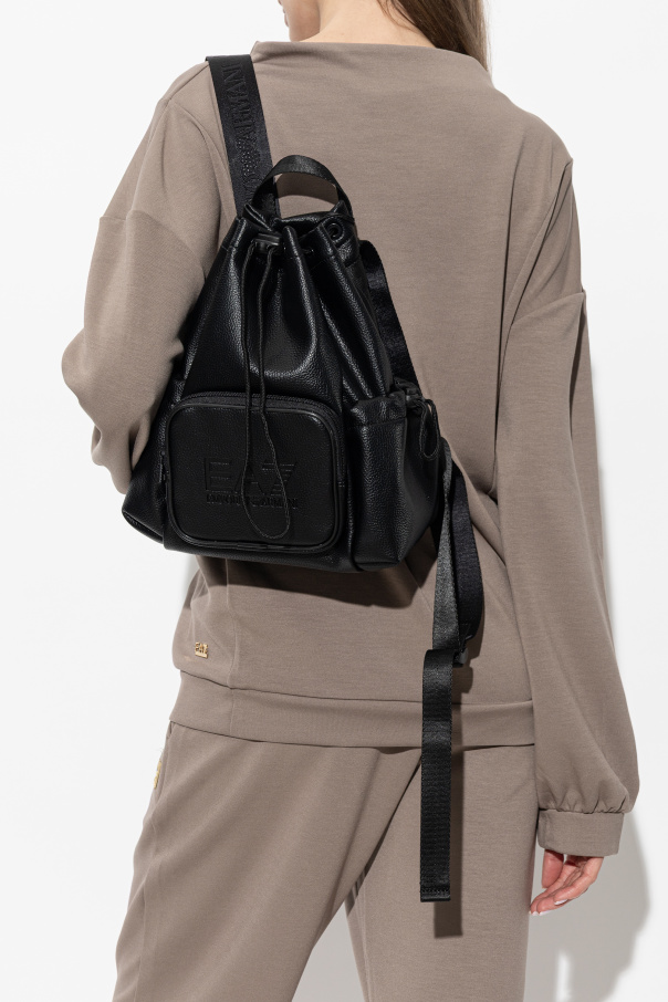 EA7 Emporio Armani Backpack made of eco leather