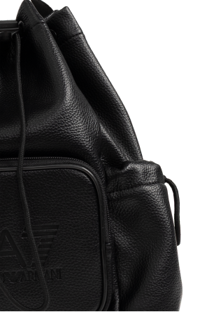 EA7 Emporio Armani Backpack made of eco leather