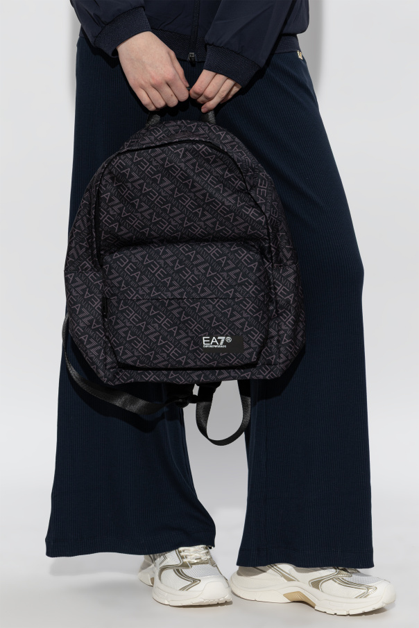 EA7 Emporio Armani Rucksack mit Monogramm