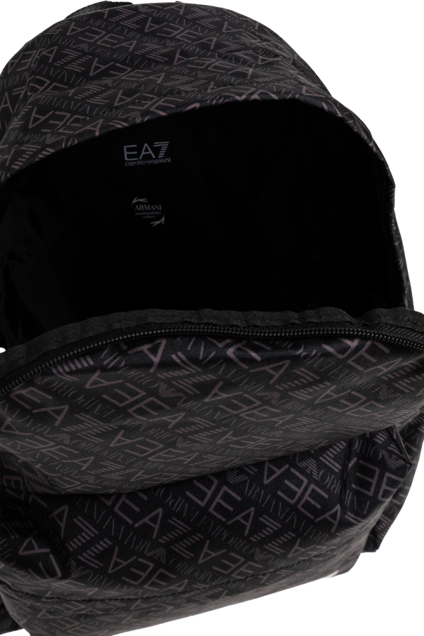 EA7 Emporio Armani Rucksack mit Monogramm