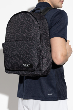 EA7 Emporio Armani Rucksack mit Monogramm