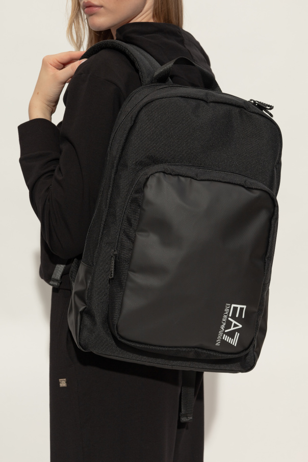 EA7 Emporio Armani Backpack with printed logo