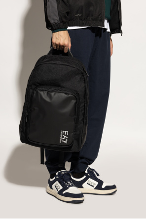 EA7 Emporio Armani Backpack with printed logo