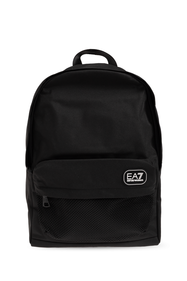 Backpack with a logo patch od EA7 Emporio Armani