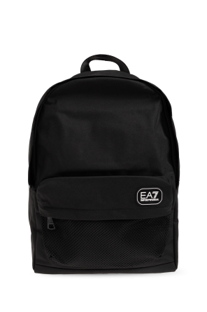 Backpack with a logo patch od EA7 Emporio Armani