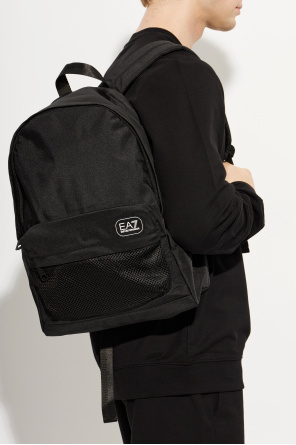 EA7 Emporio Armani Plecak z naszywką z logo