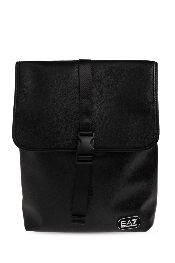Backpack with logo patch od EA7 Emporio Armani
