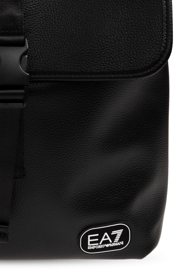 EA7 Emporio Armani Plecak z naszywką z logo