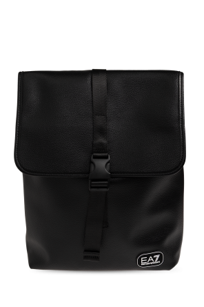 Backpack with logo patch od EA7 Emporio Armani
