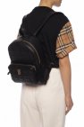 Burberry BLACK Branded quilted backpack