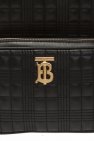 Burberry BLACK Branded quilted backpack