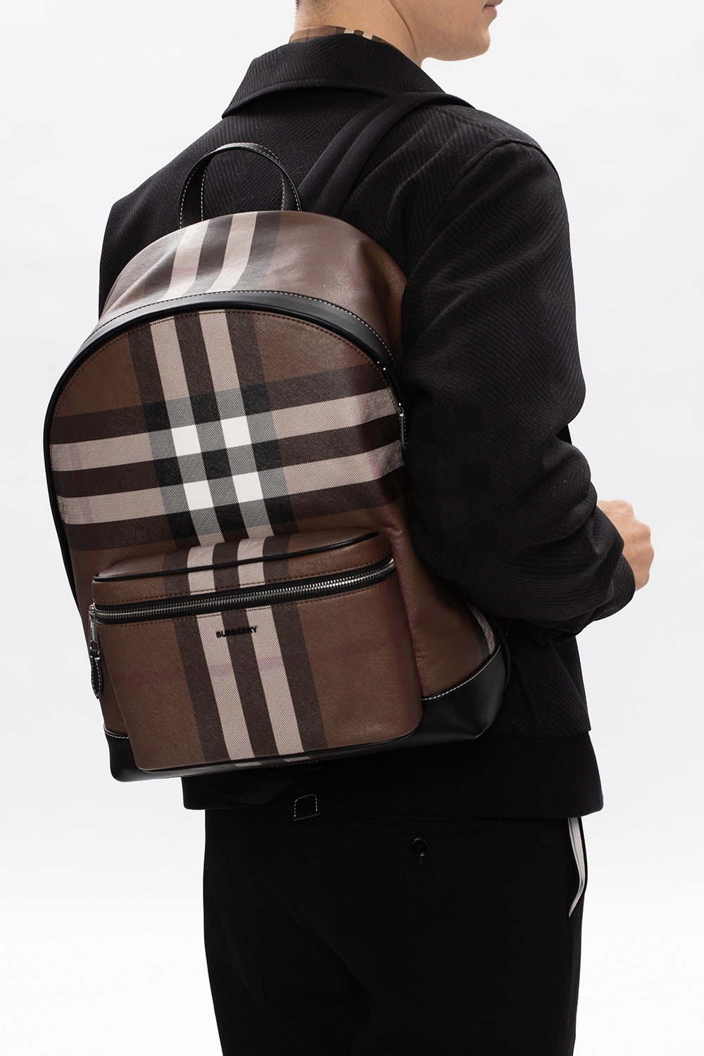 burberry Beige Branded backpack