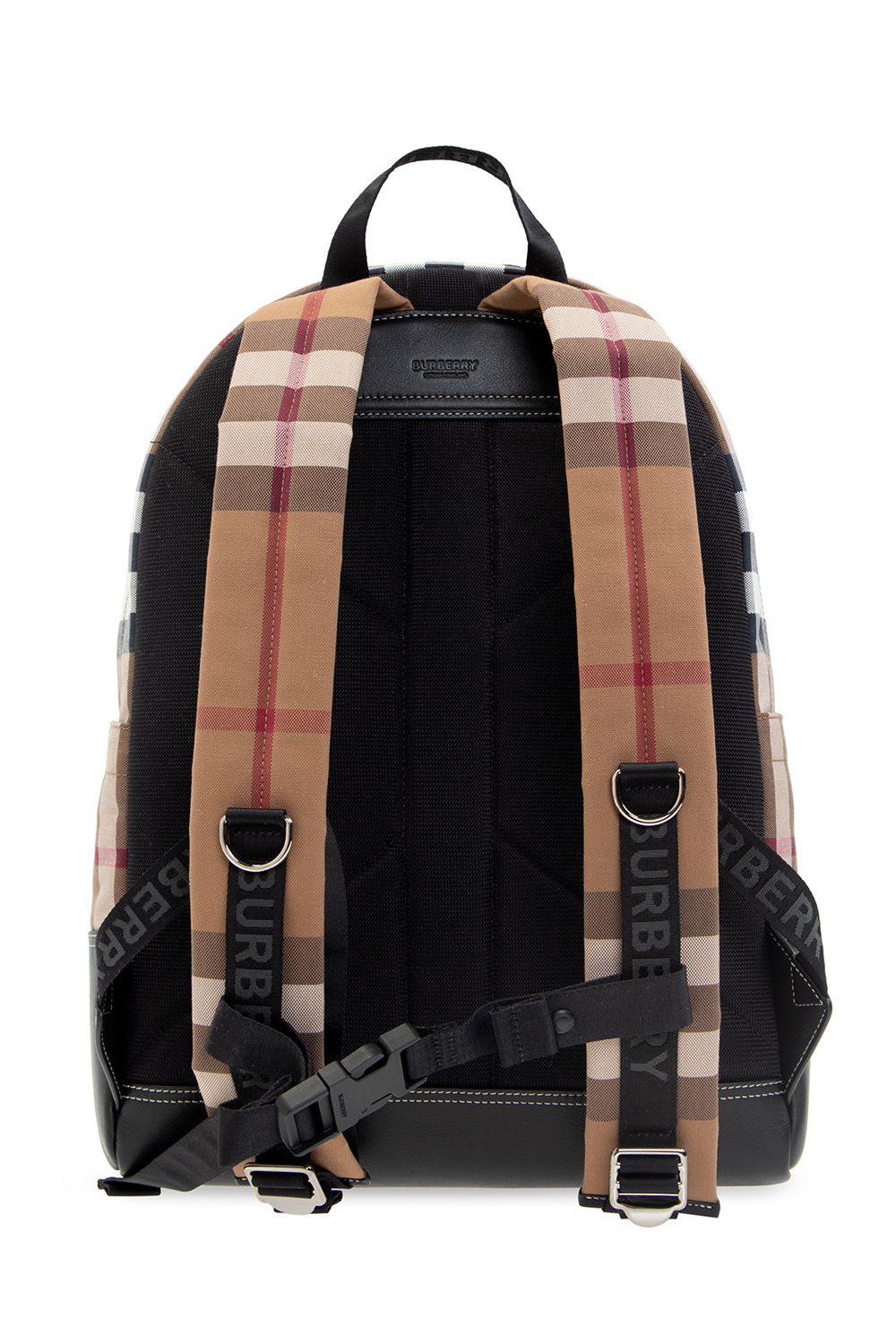 Burberry Large Jack Check Cotton Canvas Backpack in Brown for Men