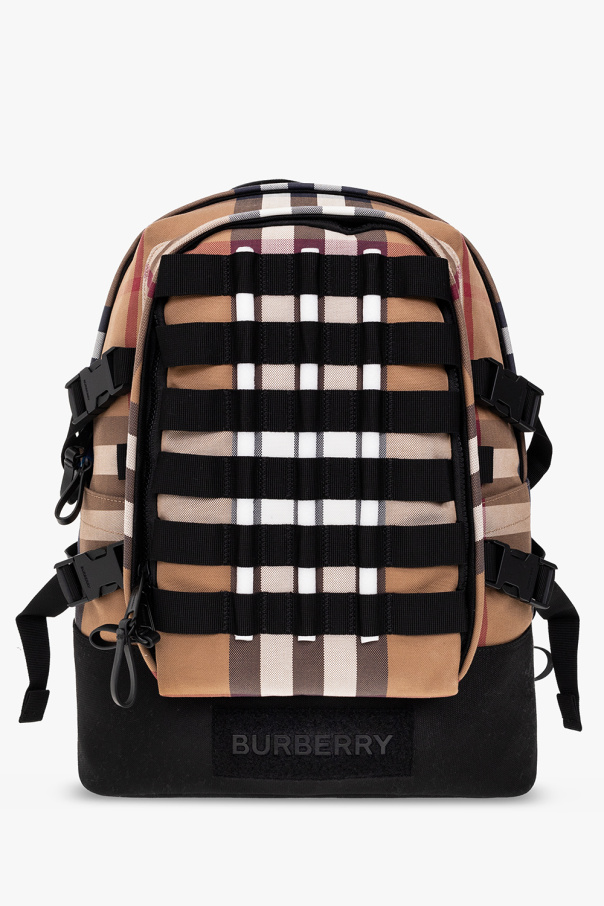 Burberry LUGGAGE Checked backpack