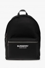 Burberry BLACK Backpack with logo