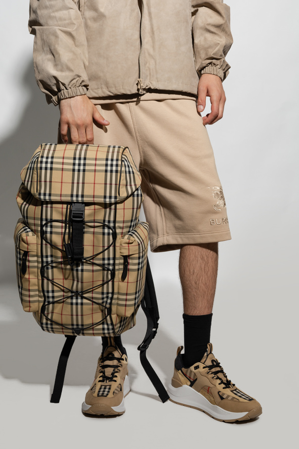 burberry HAT ‘Murray’ checked backpack