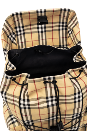 Burberry WALLET Plecak z wzorem w kratę ‘Murray’