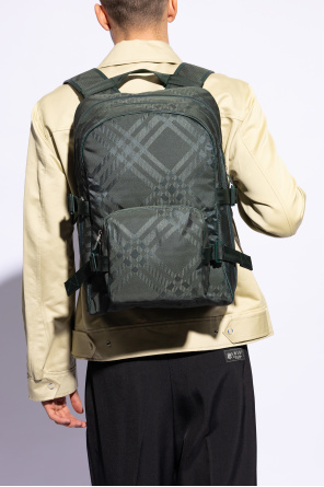 Backpack with signature check pattern od Burberry
