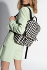Tory Burch ‘Piper Gingham’ backpack with logo
