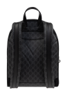 Gucci BLACK Backpack GG Emblem Medium