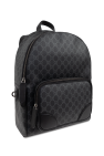 Gucci BLACK Backpack GG Emblem Medium