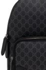 Gucci BLACK Backpack GG Emblem Medium
