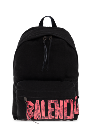 Backpack with printed logo od Balenciaga