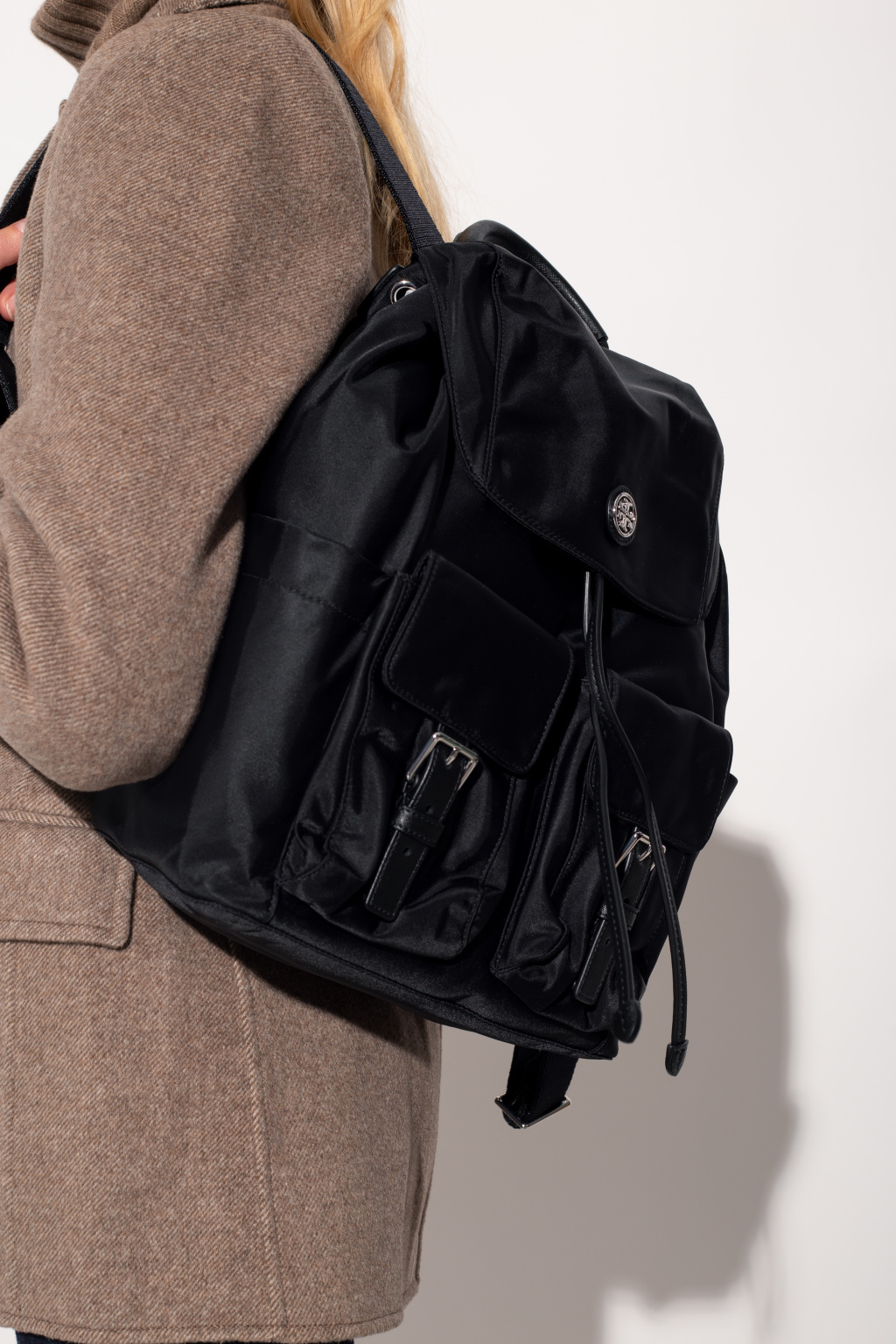 Tory Burch ‘Virginia’ metallic backpack