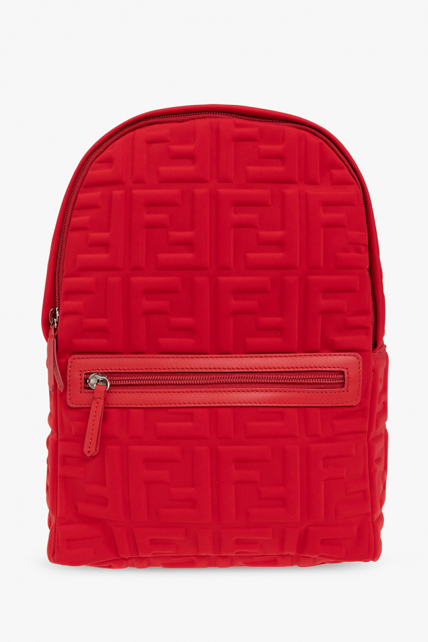 fendi For Kids Monogrammed backpack