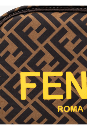Fendi Kids Fendi small logo plaque wallet