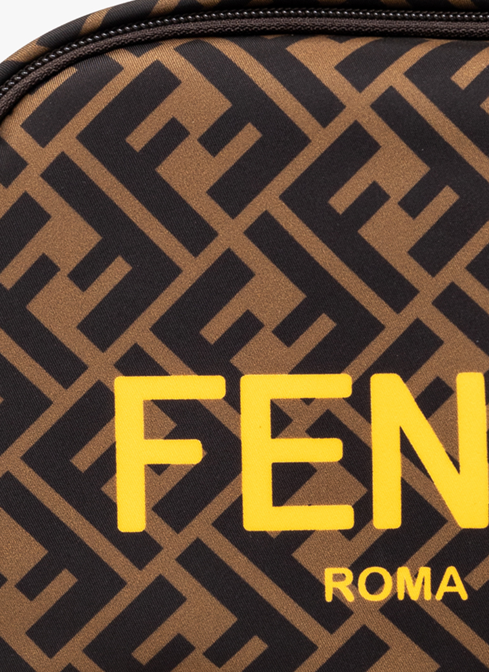 Fendi Kids Fendi Gürtel mit Logo-Print Schwarz