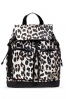 Ganni beige Backpack with logo