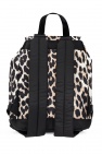 Ganni beige Backpack with logo