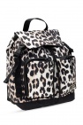 Ganni beige Backpack with logo