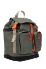 Ganni GREEN Backpack with logo