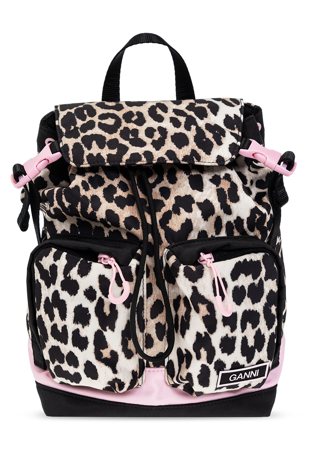 Ganni Way backpack with animal motif