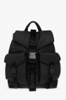 Ganni BLACK Backpack with logo
