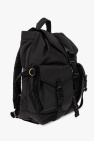 Ganni BLACK Backpack with logo