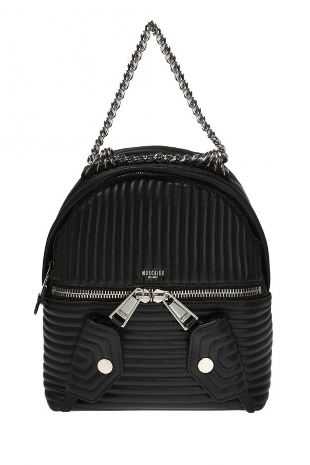 Black Quilted backpack Moschino - Vitkac Canada