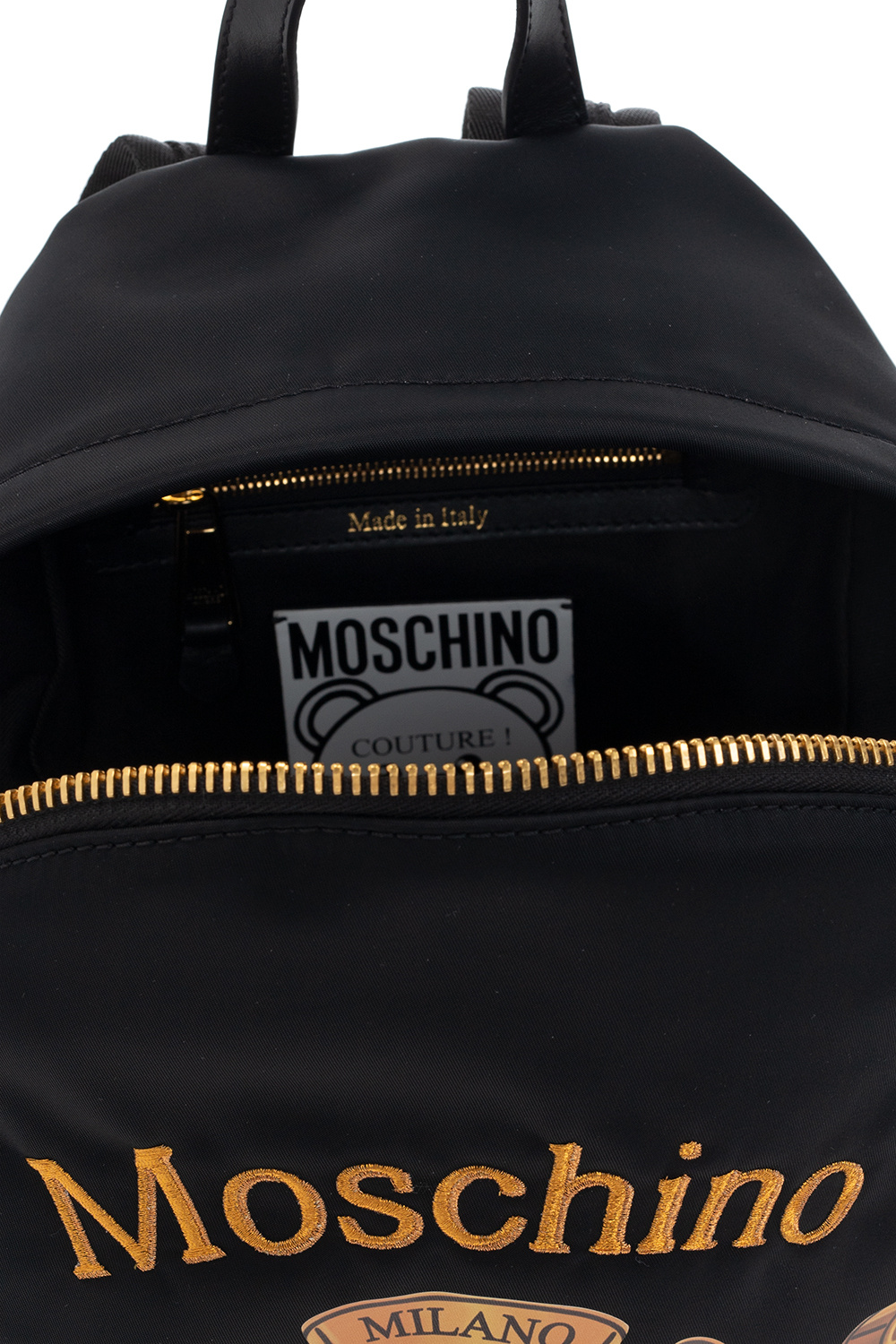 Black Printed backpack Moschino - Vitkac GB